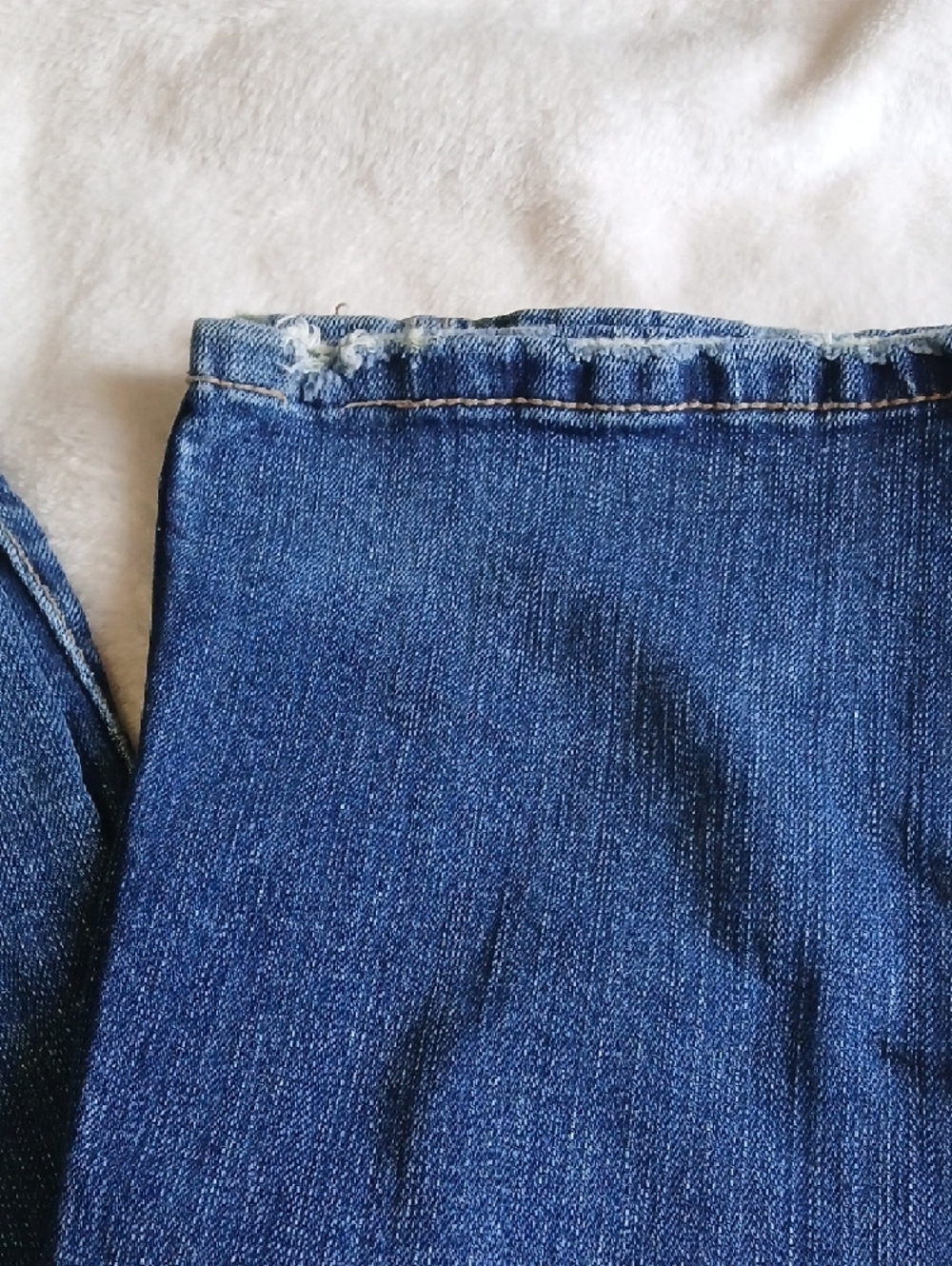 VTG Aeropostale Girl's Denim Dark Blue Skinny Flare Jeans with Zip PocketAccents - Picture 4 of 13